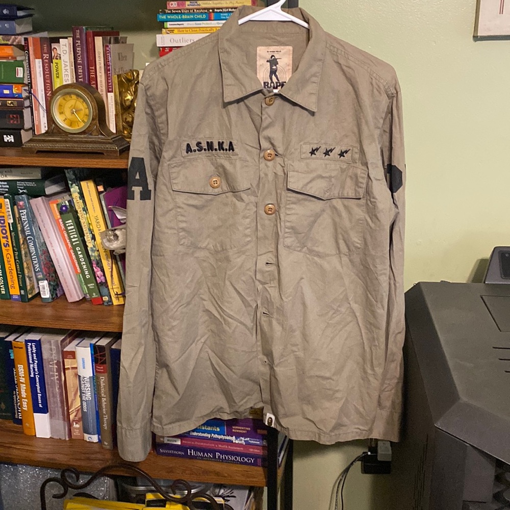 BAPE BUTTON UP